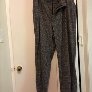 Ava&Viv plaid wide leg pants